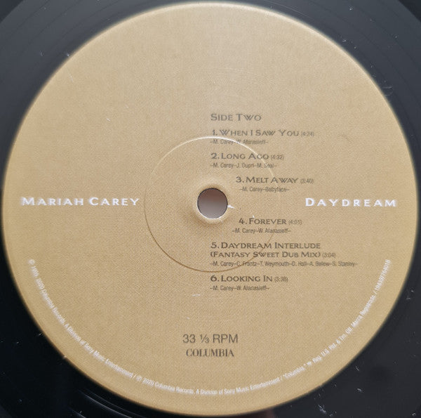 Mariah Carey Daydream Columbia, Legacy LP, Album, RE, RM Mint (M) Mint (M)-