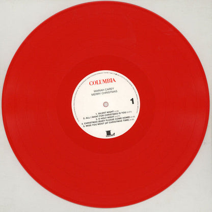 Mariah Carey Merry Christmas Columbia, Legacy LP, Album, Ltd, RE, Red Mint (M) Mint (M)-