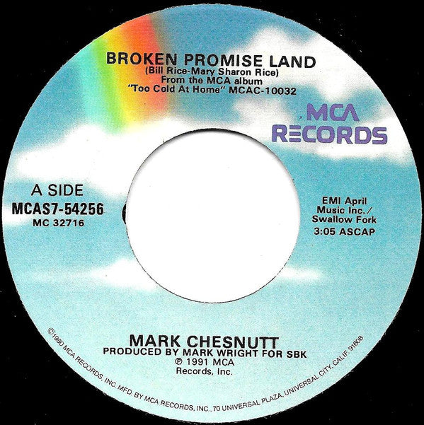 Mark Chesnutt - Broken Promise Land / Friends In Low Places | Near Mint (NM) Near Mint (NM)-