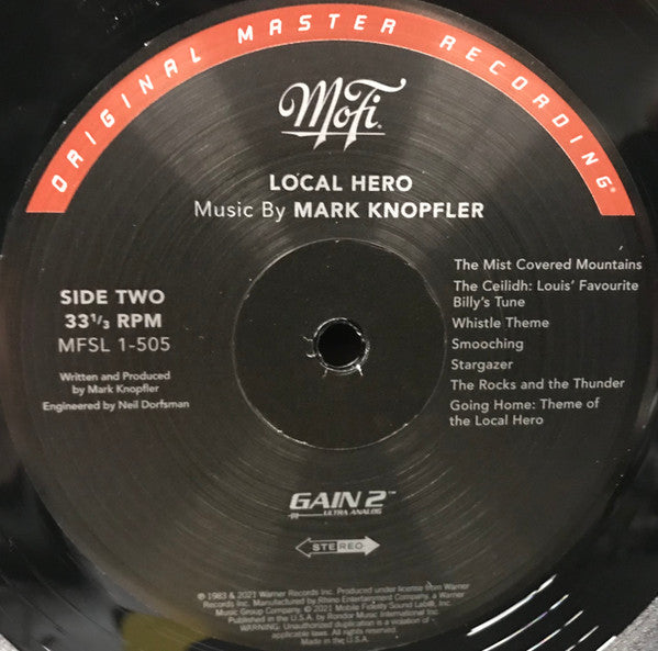 Mark Knopfler - Local Hero (MFSL VINYL) | Mint (M) Mint (M)-