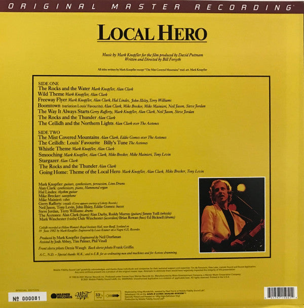 Mark Knopfler - Local Hero (MFSL VINYL) | Mint (M) Mint (M)-