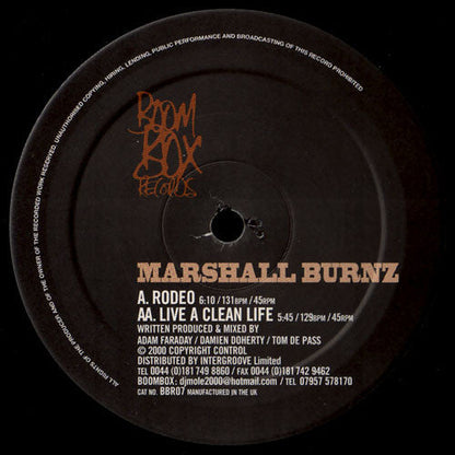 Marshall Burnz - Rodeo | Very Good Plus (VG+) Generic-