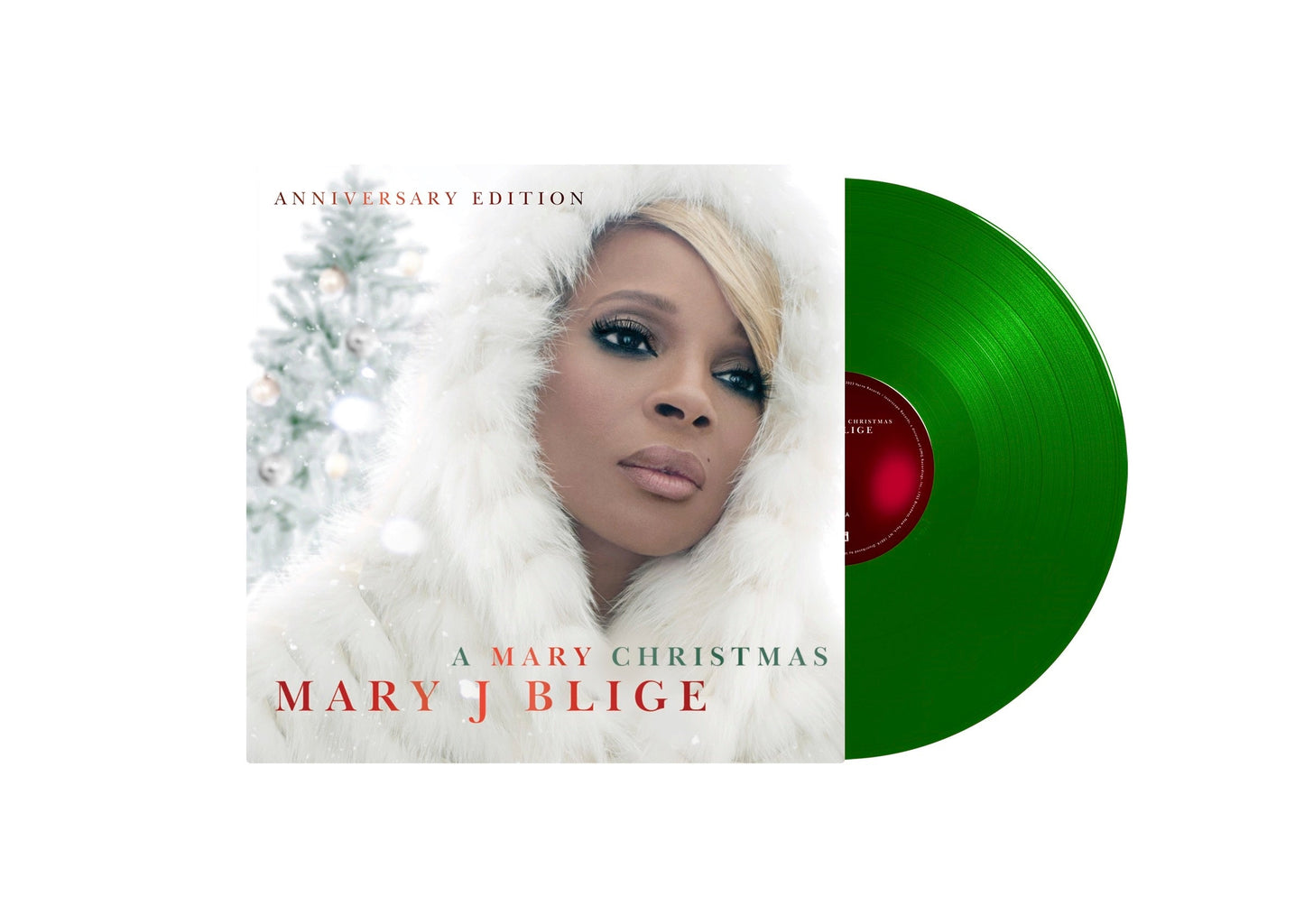 Mary J. Blige - A Mary Christmas (GREEN TRANSLUCENT VINYL) | Mint (M) Mint (M)-