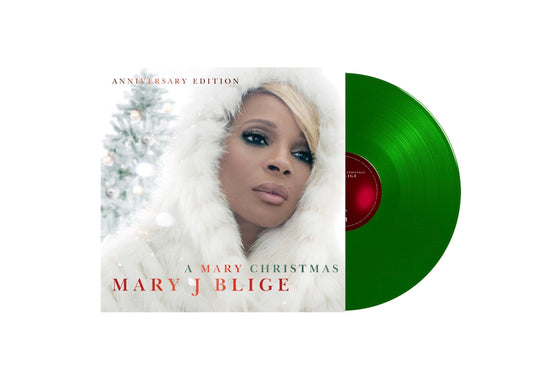 Mary J. Blige - A Mary Christmas (GREEN TRANSLUCENT VINYL) | Mint (M) Mint (M)-