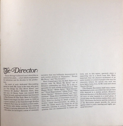 Doctor Zhivago (Original Sound Track Album) | Near Mint (NM) Near Mint (NM)-