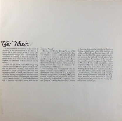 Doctor Zhivago (Original Sound Track Album) | Near Mint (NM) Near Mint (NM)-