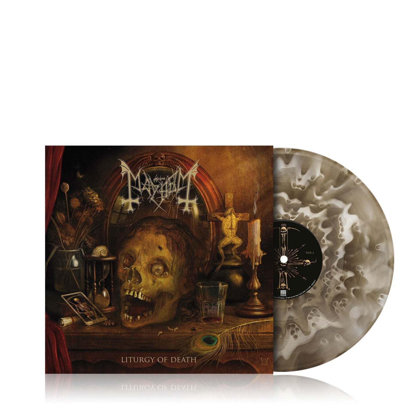 Mayhem - Liturgy Of Death (Indie Exclusive) (Lp-Booklet) [Black Ice Ghost Vinyl] |-