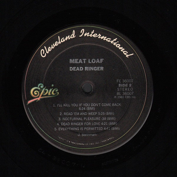 Meat Loaf - Dead Ringer | Near Mint (NM) Near Mint (NM)-
