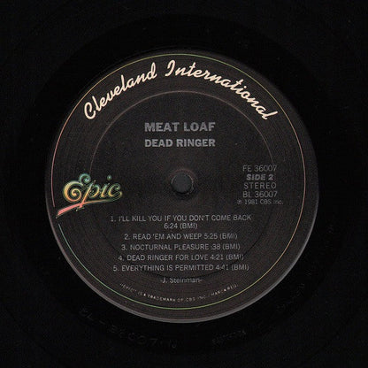 Meat Loaf - Dead Ringer | Near Mint (NM) Near Mint (NM)-