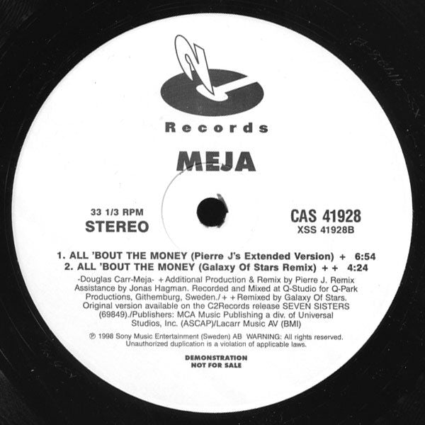 Meja - All 'Bout The Money | Very Good Plus (VG+) Generic-
