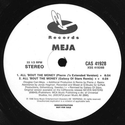 Meja - All 'Bout The Money | Very Good Plus (VG+) Generic-
