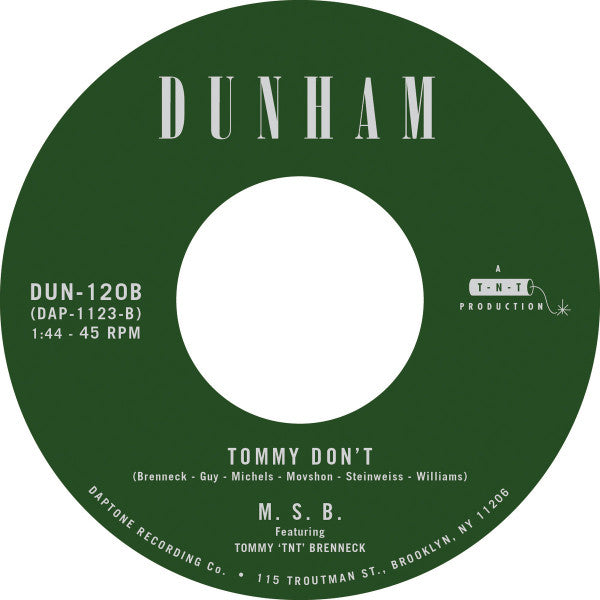 There's a New Day Coming / Tommy Don't | Mint (M) Mint (M)-