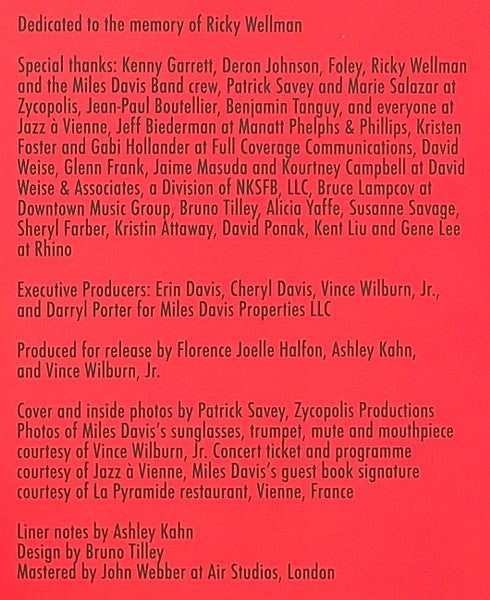 Miles Davis - Merci Miles! Live At Vienne | Mint (M) Mint (M)-