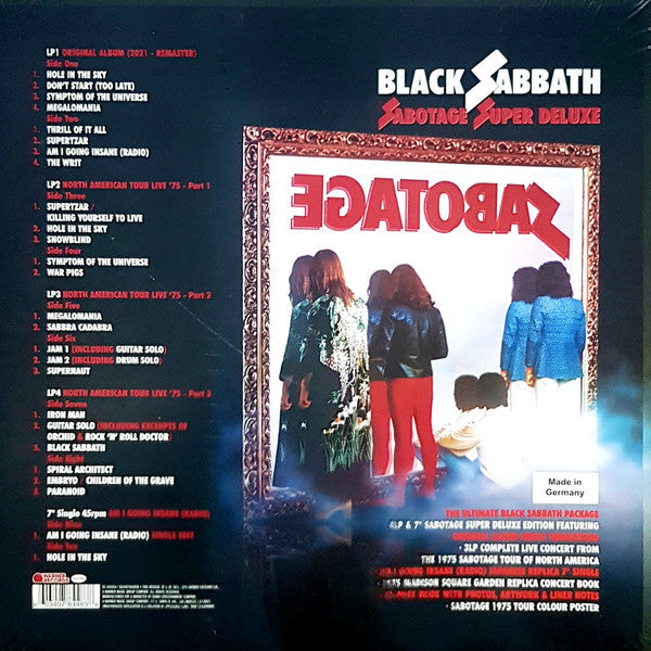 Black Sabbath - Sabotage Super Deluxe | Mint (M) Mint (M)-