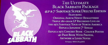 Black Sabbath - Sabotage Super Deluxe | Mint (M) Mint (M)-