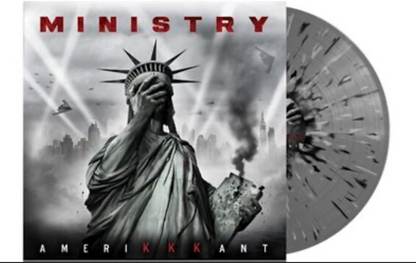 MINISTRY - Amerikkkant (Gray, Black & White Splatter VINYL LP Nuclear Blast NBR 4341-5) | NEW-