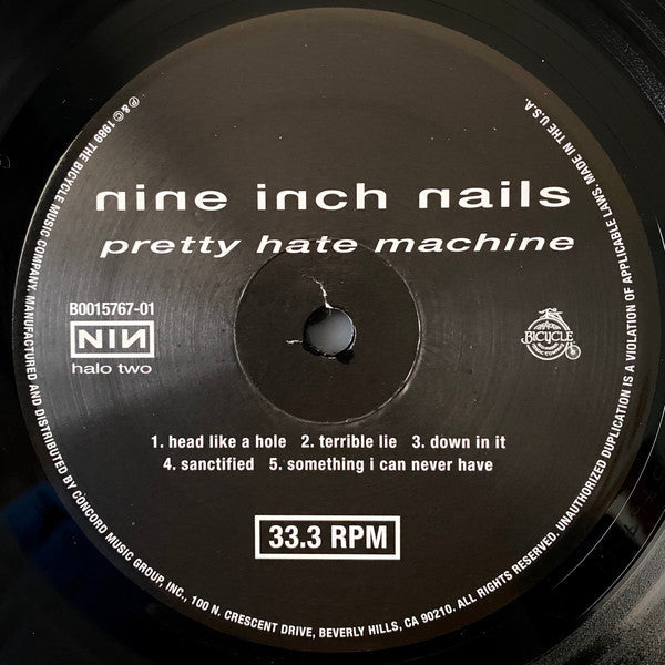 Nine Inch Nails - Pretty Hate Machine (VINYL LP THE BICYCLE MUSIC COMPANY B0015767-01 2011) | Near Mint (NM or M-) Near Mint (NM)-