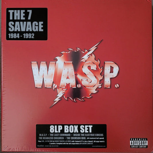W.A.S.P. - The 7 Savage 1984-1992 | Mint (M) Mint (M)-