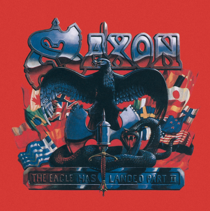 Saxon - Eagle Has Landed Part II (MOV | TRANSLUCENT RED VINYL) | Mint (M) Mint (M)-