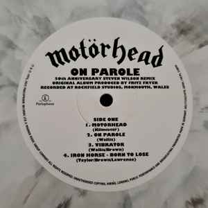 MOTORHEAD - On Parole Steven Wilson Remix (RSD 2026 BLACK & WHITE MARBLED VINYL) | Mint (M) Mint (M)-