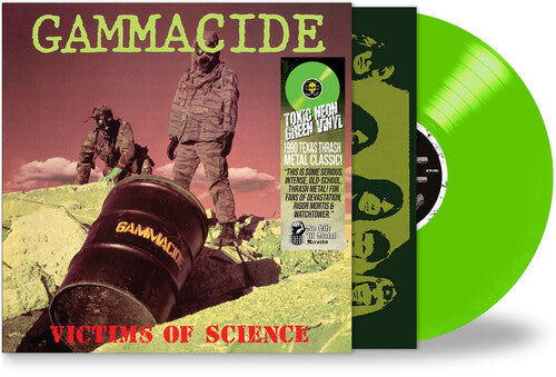 Gammacide - Victims of Science (TOXIC NEON VINYL LP) | Mint (M) Mint (M)-