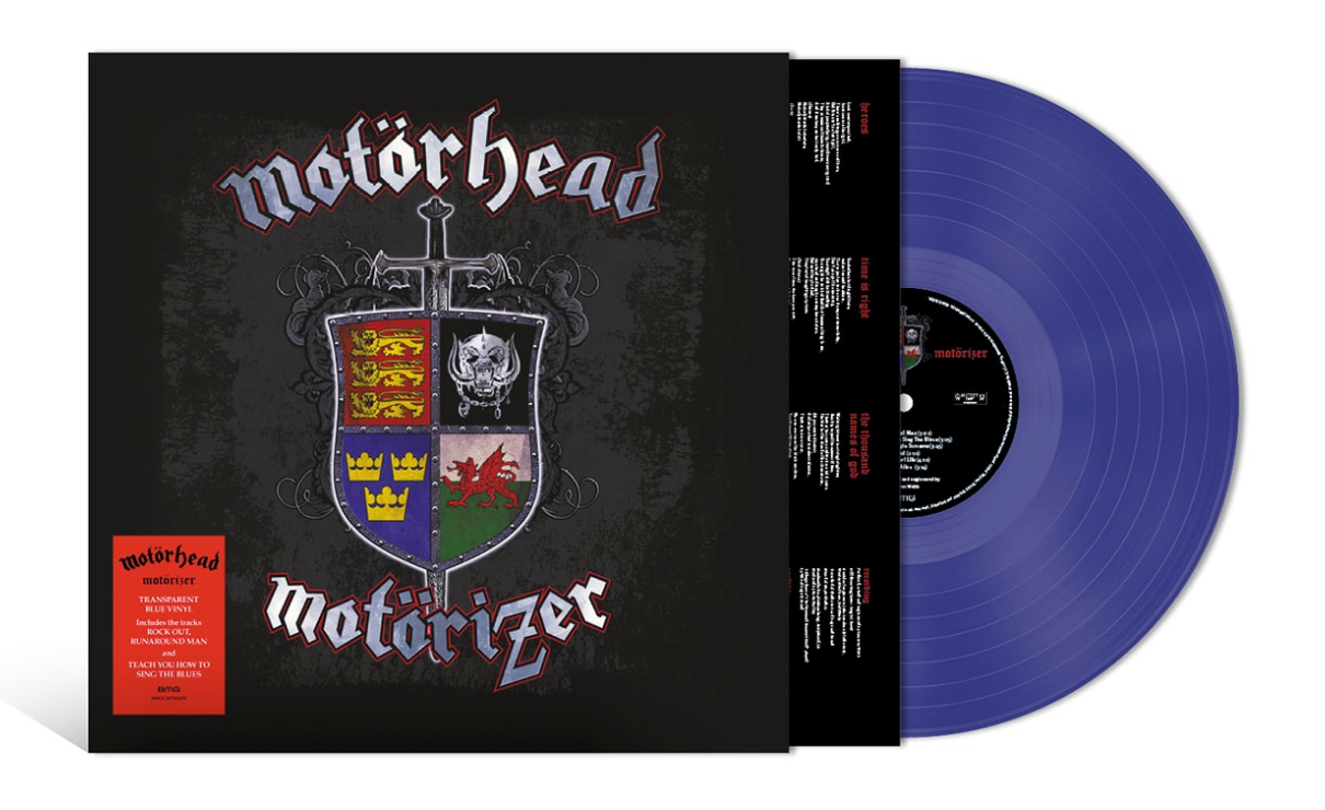 Motörhead - Motörizer (Transparent Blue VINYL LP BMG BMGCAT783LPX) | NEW-