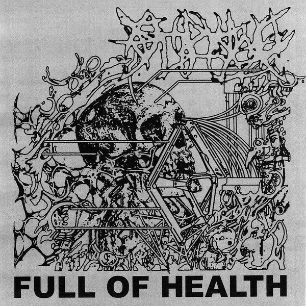 Full Of Health (Bone w/ Black Splatter VINYL 7") | Mint (M) Near Mint (NM)-