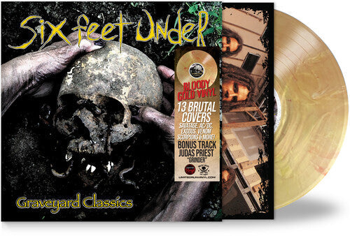 Six Feet Under - (PRESALE 7/3/26) Graveyard Classics (LMTD BLOODY GOLD VINYL) | Mint (M) Mint (M)-