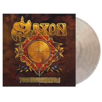Saxon - Into The Labyrinth (CLEAR & BLACK MARBLE VINYL) | Mint (M) Mint (M)-