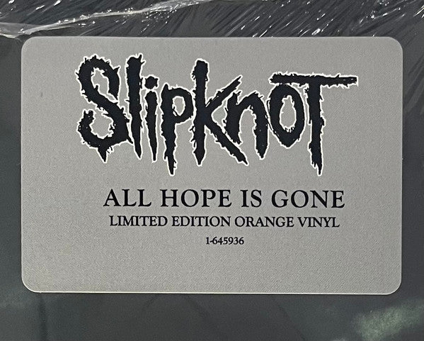 Slipknot - All Hope Is Gone (ORANGE VINYL) | Mint (M) Mint (M)-