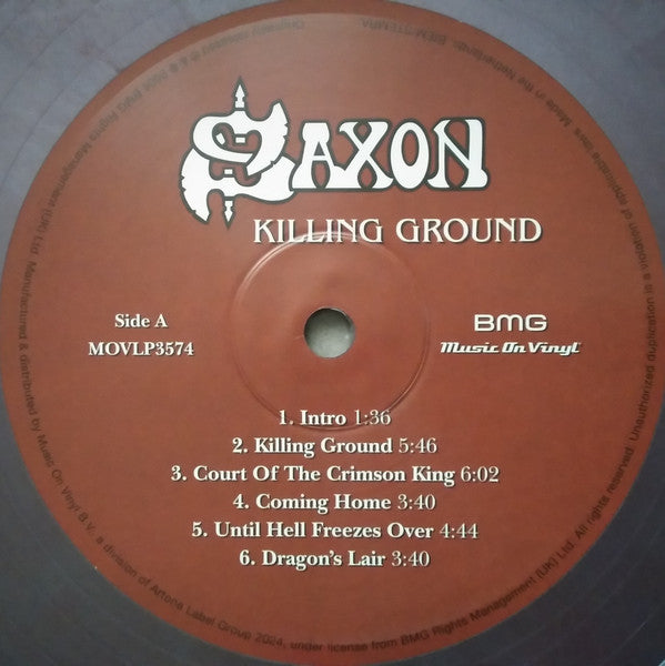 Saxon - Killing Ground (COLOR VINYL) | Mint (M) Mint (M)-