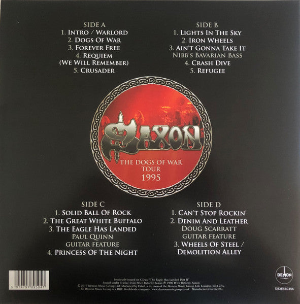 Saxon - Dogs Of War Tour, 1995 (2xVINYL) | Mint (M) Mint (M)-
