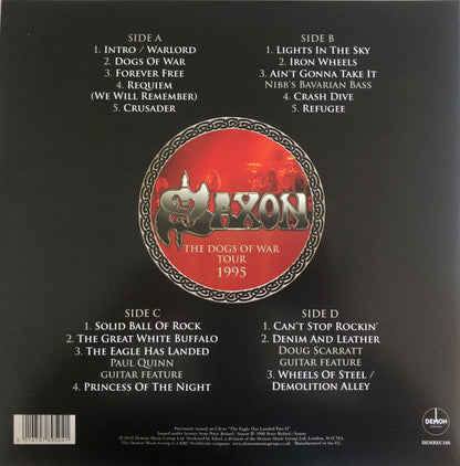 Saxon - Dogs Of War Tour, 1995 (2xVINYL) | Mint (M) Mint (M)-