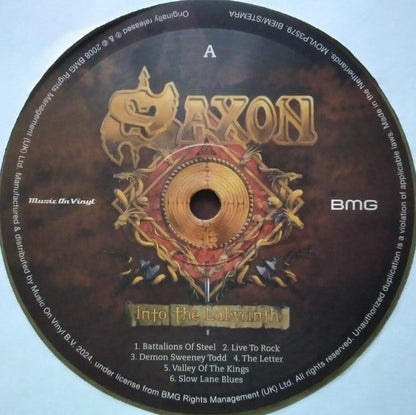 Saxon - Into The Labyrinth (COLOR VINYL) | Mint (M) Mint (M)-