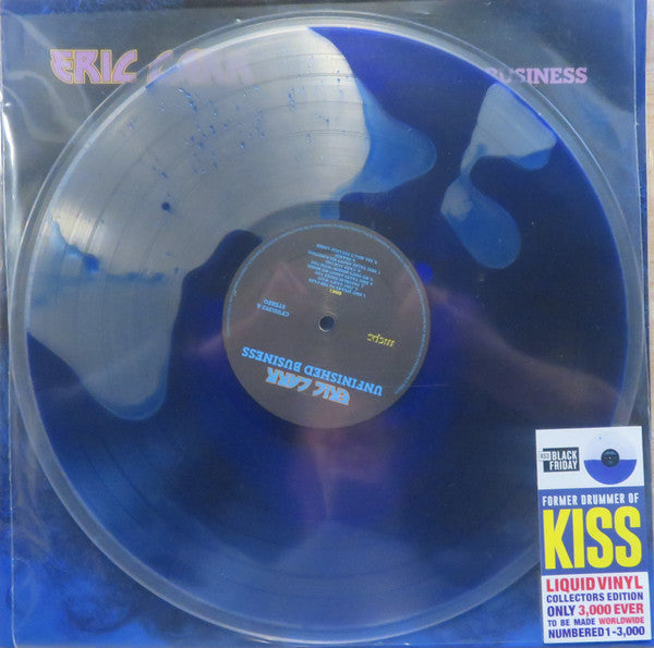 Eric Carr - Unfinished Business (LIQUID FILLED BLUE VINYL) |-