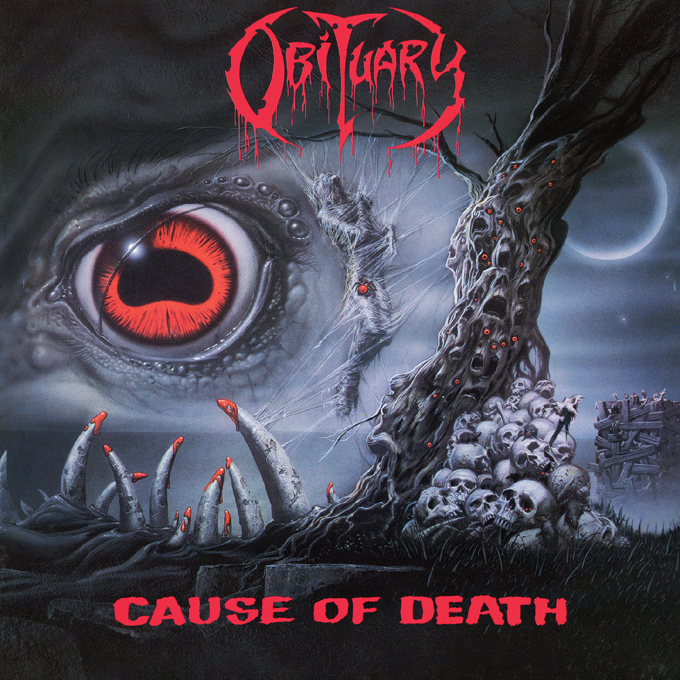 Obituary - Cause of Death - Remastered (SPLATTER GRAY VINYL LP REAL GONE 2026) | NEW Mint (M) Mint (M)-