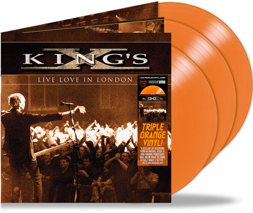 King's X - Live Love in London (ORANGE VINYL) | Mint (M) Mint (M)-