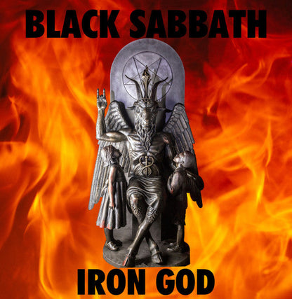 Black Sabbath - Iron God (UNOFFICIAL WHITE VINYL) | Mint (M) Mint (M)-