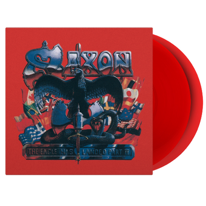 Saxon - Eagle Has Landed Part II (MOV | TRANSLUCENT RED VINYL) | Mint (M) Mint (M)-