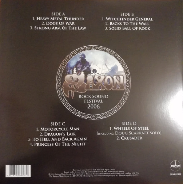 Saxon - Rock Sound Festival 2006 (2xVINYL) | Mint (M) Mint (M)-