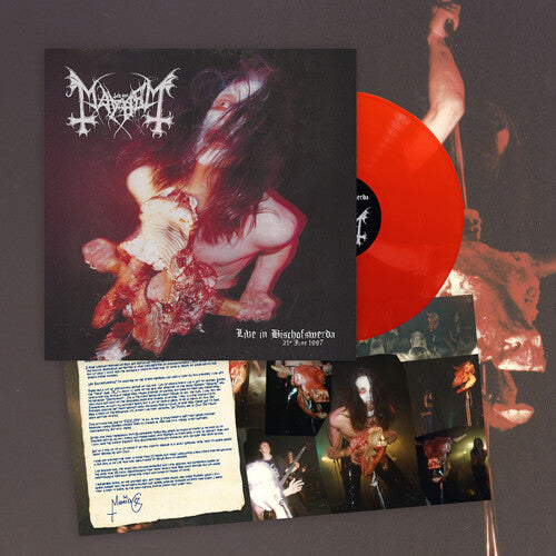 Mayhem - Live In Bischofswerda 1997 (BOOKLET RED VINYL) | Mint (M) Mint (M)-