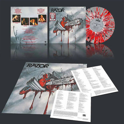 Razor - Violent Restitution (GREY RED SPLATTER VINYL) |-