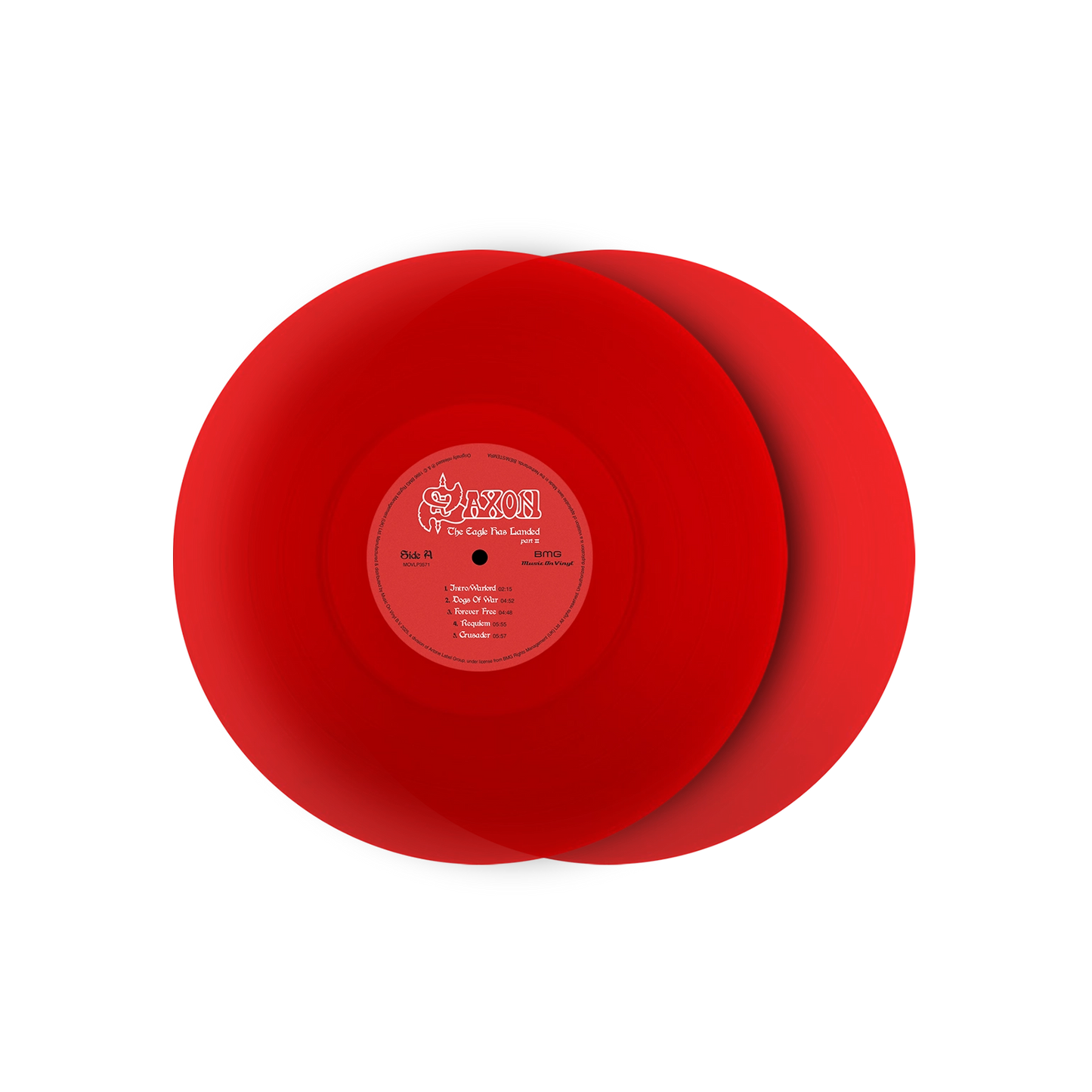 Saxon - Eagle Has Landed Part II (MOV | TRANSLUCENT RED VINYL) | Mint (M) Mint (M)-