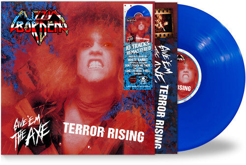 Lizzy Borden - Give 'Em the Axe & Terror Rising (BLUE VINYL) | Mint (M) Mint (M)-