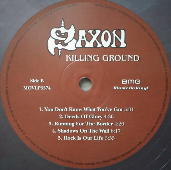 Saxon - Killing Ground (COLOR VINYL) | Mint (M) Mint (M)-