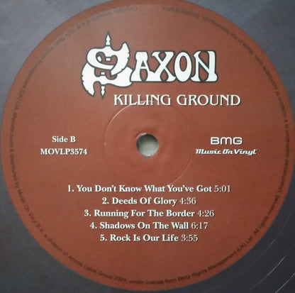 Saxon - Killing Ground (COLOR VINYL) | Mint (M) Mint (M)-