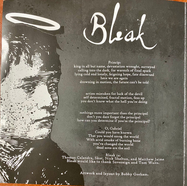 Bleak (10) - Bleak / Sovereign BLUE VINYL 7") | Mint (M) Mint (M)-