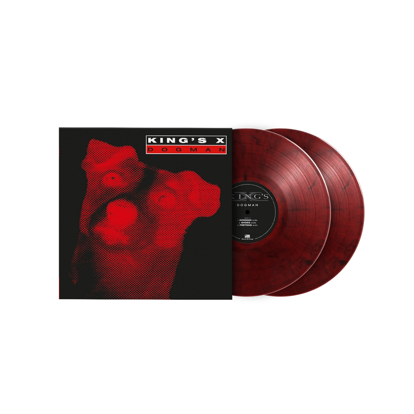 King's X - Dogman (MOV | RED & BLACK MARBLE 2LP) | Mint (M) Mint (M)-