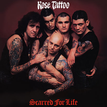 Rose Tattoo - Scarred For Life (140G MOV RED WHITE SWIRLED VINYL) | Mint (M) Mint (M)-