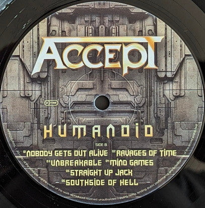 Accept - Humanoid | Mint (M) Mint (M)-